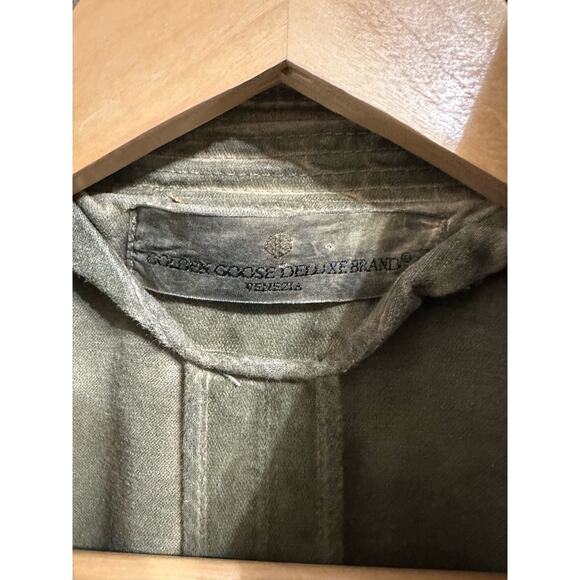 Golden Goose women's olive green cotton utility jacket size Small NEW‎ - Picture 4 of 9